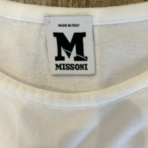 M Missoni White Jersey A Line Dress - Picture 5 of 9